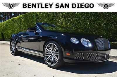 Bentley : Continental GT 2dr Conv 2014 bentley gtc speed black over black low miles great options san diego