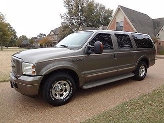 Ford : Excursion Limited NONSMOKER, LIMITED, POWERSTROKE DIESEL, TV/DVD, HEATED SEATS!  VERY CLEAN!