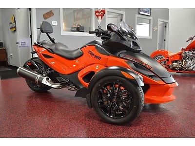 Can-Am Motorcycle One Owner Clean Title Orange with Black Accents Low Miles