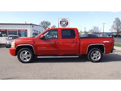 Chevrolet : Silverado 1500 LTZ Red Paint One Owner Clean Carfax Leather Box Liner Truck Automatic Transmission