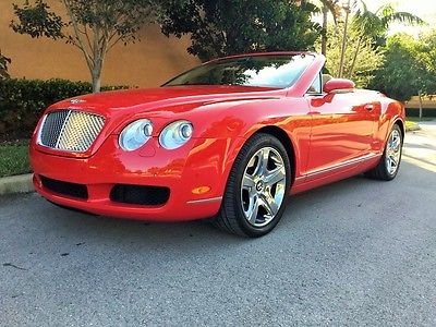 Bentley : Continental GT GTC Cabriolet Rare St James Red Only 24K Miles MINT  Finance $999 Carfax We Love Trades