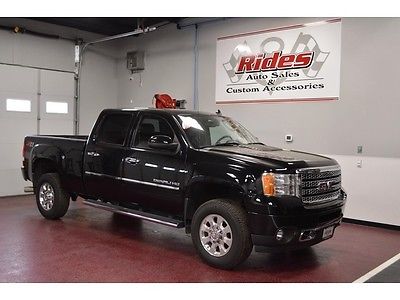 GMC : Sierra 2500 Denali One Owner Clean Title Black Paint and Leather Truck 4x4 Diesel Fuel