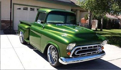Chevrolet : Other Pickups Side Step 57 chevy sidestep complete restoration 350 engine daily driver desert truck