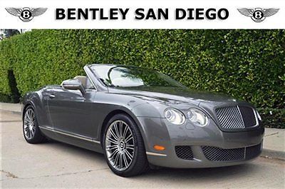 Bentley : Continental GT 2dr Conv Speed 2010 bentley gtc speed granite over portland loaded with options 40 k miles