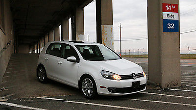 Volkswagen : Golf (Compare to Jetta, A3, Diesel, GTI) 2011 vw golf tdi dsg auto white 4 door sunroof htd seats only 18 k miles