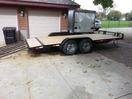 18' car utility trailer