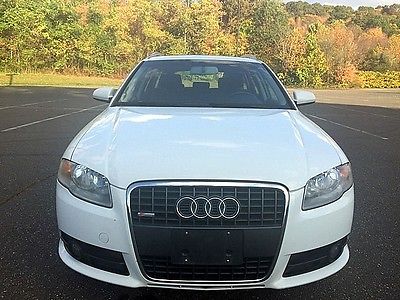 Audi : A4 Avant Wagon 4-Door Quattro 2008 audi a 4 quattro avant wagon 2.0 l turbo white one owner