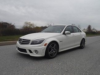 Mercedes-Benz : C-Class STARMARK CERT 2010 white c 63 amg starmark certified loaded lowest miles perfect car