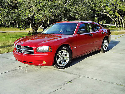 Dodge : Charger SXT Sedan 4-Door 2007 dodge charger sxt rwd red remote start k n new tires goodyear hid