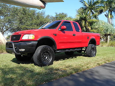 Ford : F-150 XLT Extended Cab Pickup 4-Door 2003 ford f 150 fully custom lifted 4 x 4 like new loaded sunroof custom wheels