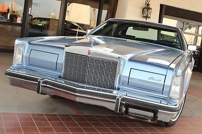 Lincoln : Mark Series Givenchy 1979 lincoln mark v givenchy edition all original 46 k miles cartie rare car