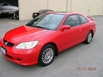 Honda : Civic EX Coupe 2-Door Honda Civic 2005 Special Edition Red 2-Door Coupe