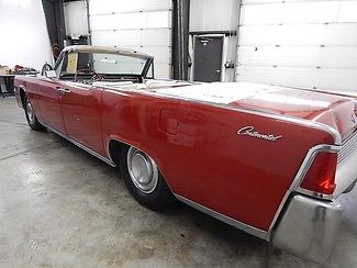 Lincoln : Continental Convertible 1964 lincoln continental convertible 7.0 430 cubic inch v 8