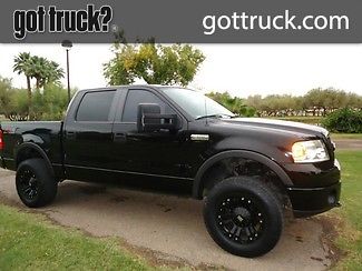 Ford : F-150 Lariat -- CREW CAB -- 4X4 -- LEATHER 2007 ford f 150 small lift kit black leather crew cab 4 x 4 4 x 4 clean