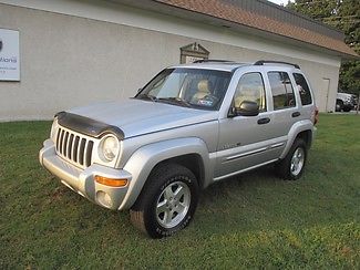 Jeep : Liberty Limited 2002 silver limited jeep liberty limited 4 wd loaded leather moonroof