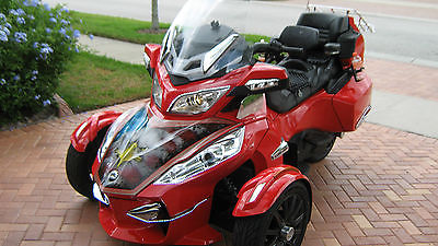 Can-Am : SE5 RT 2013 can am motorcycle spyder rt se 5 5000 miles warranty many custom add ons