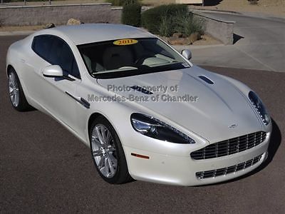 Aston Martin : Other 4dr Sedan Automatic 4 dr sedan automatic low miles automatic gasoline 6.0 l v 12 dohc morning frost whi