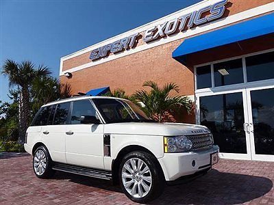 Land Rover : Range Rover 4WD 4dr SC PRISTINE 2008 Range Rover Supercharged - Rear Entertainment and more - MUST SEE