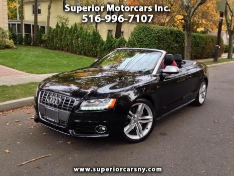 Audi : S5 2dr Cabriole 11 s 5 prestige led cabriolet quattro v 6 t bang oluf clean carfax cam navi red int