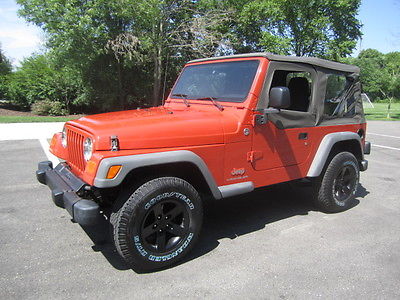 Jeep : Wrangler BEST PRICE 2005 jeep wrangler se sport utility 4 x 4 6 speed 4 cyl new wheels and tires nice