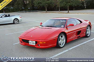 Ferrari : Other Coupe 1997 ferrari 355 ultra rare six 6 speed red tan full service