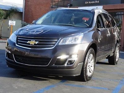 Chevrolet : Traverse LT 2015 chevrolet traverse lt damaged repairable salvage fixable rebuilder save