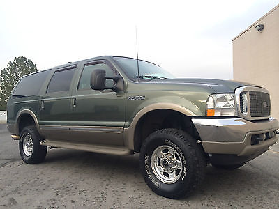 Ford : Excursion LIMITED CLEAN L@@K 2002 FORD EXCURSION LIMITED 4X4 - 7.3 POWERSTROKE TURBO DIESEL