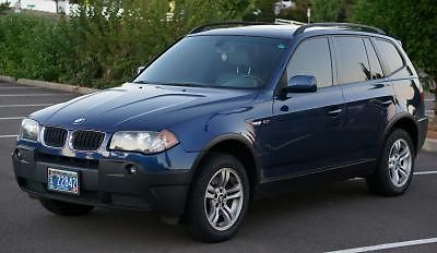 2004 BMW X3 3.0L I6 Blue w/Grey Leather, Huge Moonroof