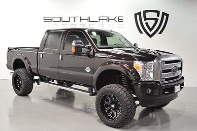 Ford : F-250 Diesel - LIFTED 2014 ford f 250 platinum brand new lift wheels tires clean carfax one owner