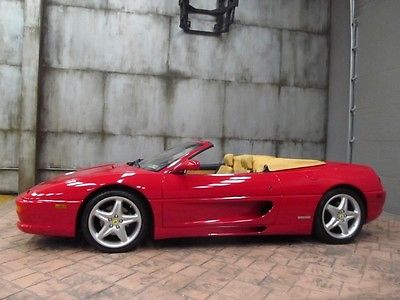 Ferrari : 355 SPIDER 1999 ferrari 355 spider f 1 low miles carfax certified
