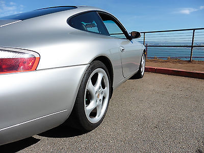 Porsche : 911 2 Door Coupe 1999 porsche 911 6 speed man silver bk 996 ex cond 76 k mi extra tires