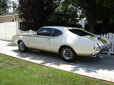 Oldsmobile : 442 2 door holiday coupe 1969 hurst olds fully documented original california sold 421 510 dash plaque