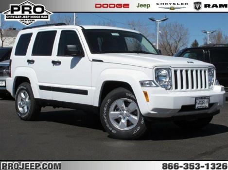 Bright White 2012 Jeep Liberty Sport - Dealer: Thornton