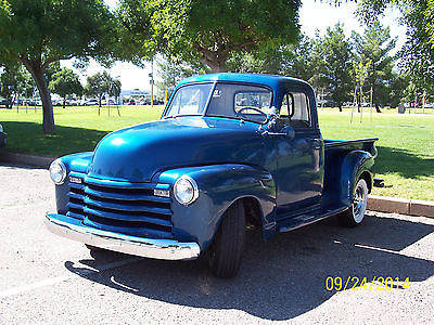 Chevrolet : Other Pickups cloth interior 1951 customized chevy pickup