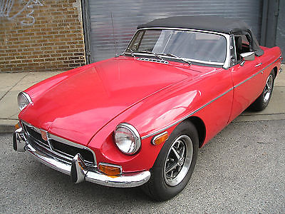MG : MGB Excellent top and interior 1974 mgb roadster restored solid garage kept seasonal use