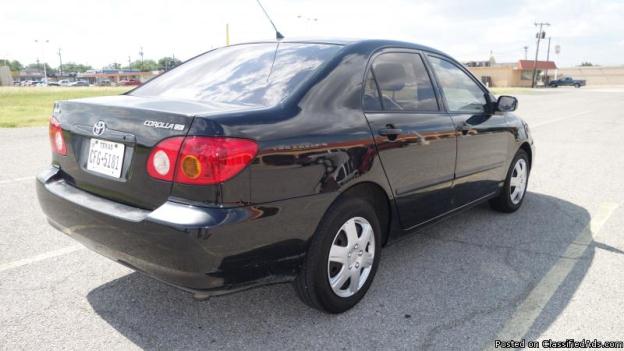 2003 TOYOTA COROLLA CE ON FOR $3,200