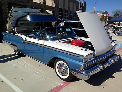Ford : Galaxie 2 Door Convertible Skyliner Retractable Hard Top, Full Restoration, Show Quality, Mint, Perfect!
