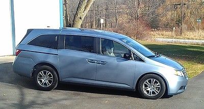 Honda : Odyssey EX-L Mini Passenger Van 4-Door 2013 honda odyssey ex l leather back up camera stunning low reserve save big