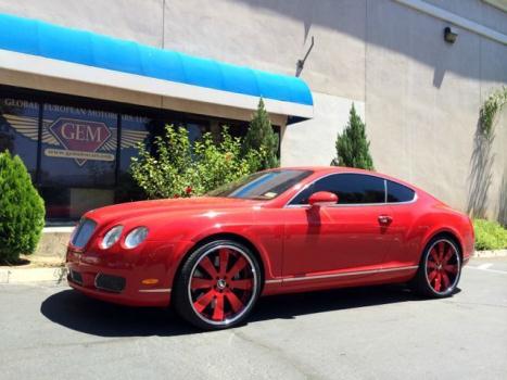 Bentley : Other 2dr Cpe GT VERY UNIQUE AND RARE ST. JAMES RED COLORED BENTLEY WITH MATCHING 22