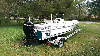 1998 COBIA 174 CENTER CONSOLE WITH TRAILER & 2009 MERCURY 60HP FUEL INJECTED