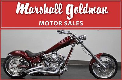 Custom Built Motorcycles : Chopper 2006 iron horse chopper in burgundy with only 6000 miles chrome s s motor