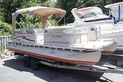 2003 Premier 22 ft Pontoon with evinrude E-Tech