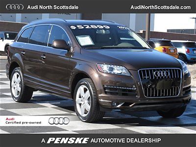 Audi : Q7 One Owner-Diesel---Certified Warranty 2013 audi q 7 25 k miles awd navigation leather heated seats financing