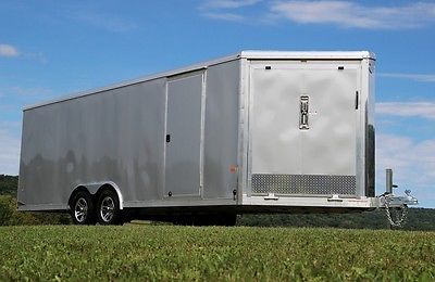 IN STOCK!! 8.5 X 27 ALUMINUM SNOWMOBILE, ATV, CAR, CARGO ENCLOSED TRAILER RAMPS!