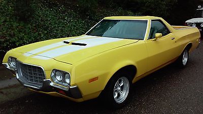 Ford : Ranchero 500 Sport SUPER CLEAN RUST FREE 1972 FORD RANCHERO 500 HIGH PERFORMANCE UPGRADED