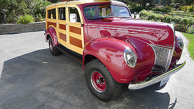 Ford : Other Woody 1939 ford woody 4 x 4 mahogany birds eye maple