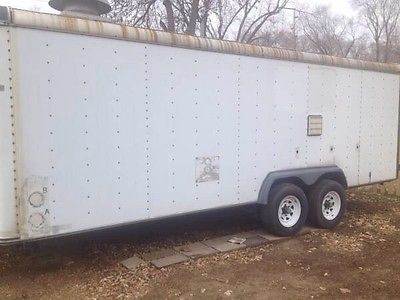 20 foot enclosed trailer.
