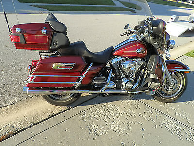 Harley-Davidson : Touring 2008 harley davidson ultra classic abs h d warranty new tires battery video