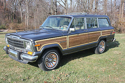 Jeep : Wagoneer Base Sport Utility 4-Door 1990 jeep grand wagoneer incredibly low miles extremly well kept rare