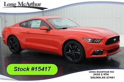 Ford : Mustang EcoBoost 19in Wheels Rear Camera MSRP 27,990 2015 ecoboost new turbo 2.3 i 4 6 speed manual hid headlights intelligent access
